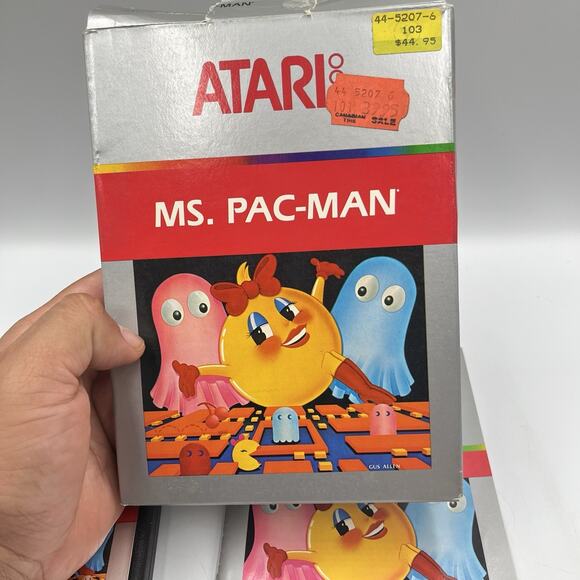 Ms. Pac-Man (Atari 2600, 1988) Game, Box & Manual - CIB CX 2675 - Picture 3 of 10